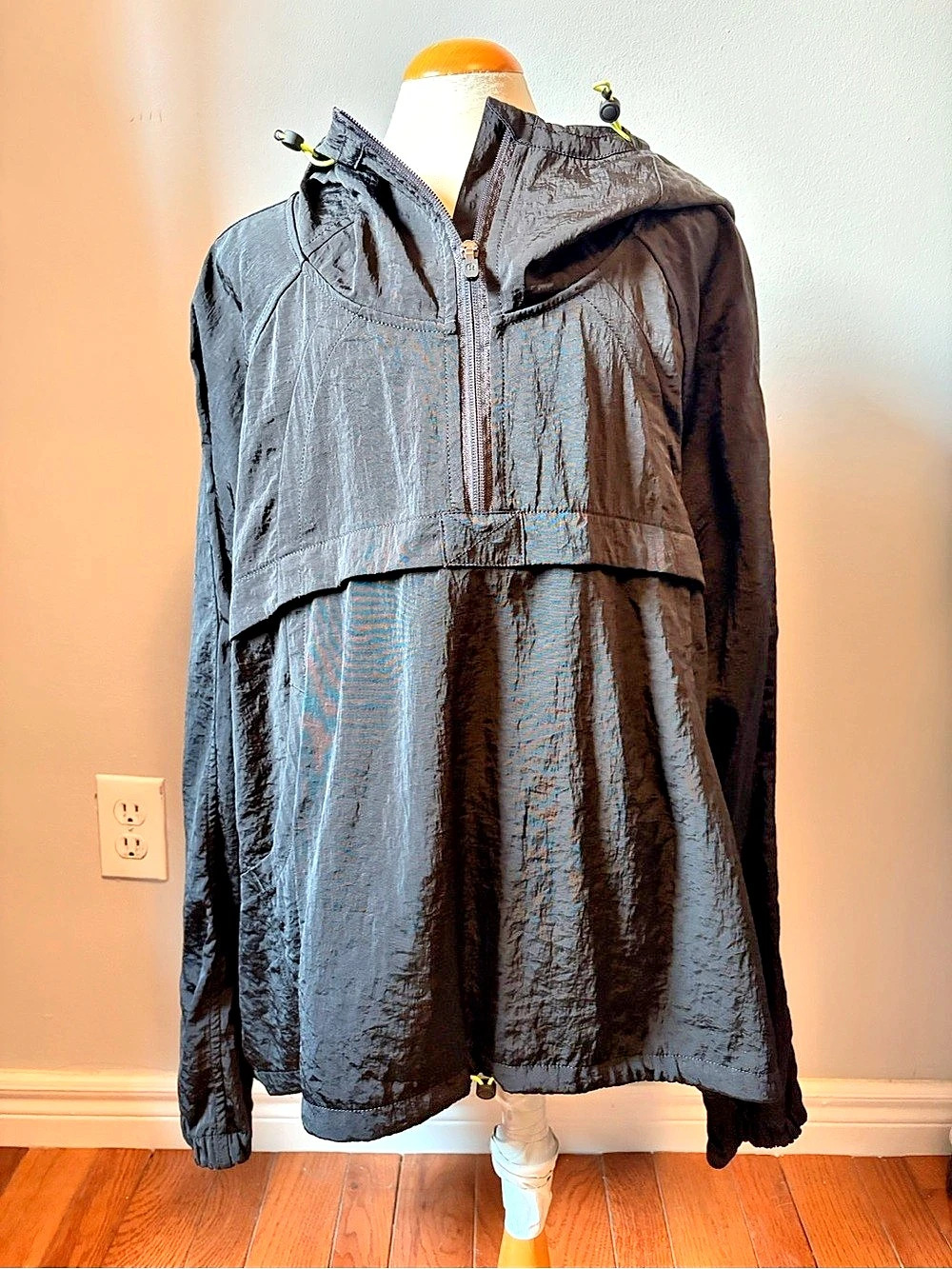 lululemon Seek Vistas 1/2 Zip Jacket Black Size Large/XL
